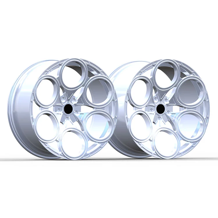 Glans silversmidda hjul till Lamborghini URUS