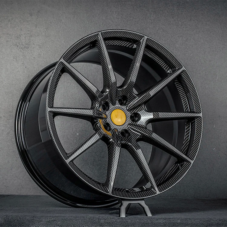 Kolfiber Hydro-doppade smidda hjul Bandversion